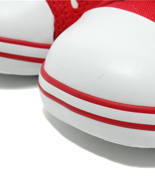 CONVERSE（コンバース）の「ベビー キッズ コンバース オールスター フルーツ いちご CONVERSE BB AS FR RZ IC（スニーカー・キッズ・レッド・14cm/15cm）」の6枚目の写真