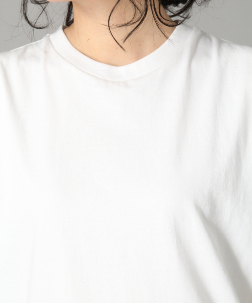 LOWRYS FARM（ローリーズファーム）の「トルコオーガニックノースリーブ　831242（Tシャツ/カットソー・レディース・ブラック/ブラウン/オフホワイト/カーキ・MEDIUM/LARGE）」の9枚目の写真