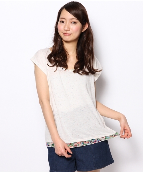 チチカカ（チチカカ）の「ナチュラルブレードプルオーバー（ニット/セーター・レディース・ホワイト/ブルー/イエロー/オレンジ・FREE）」の2枚目の写真