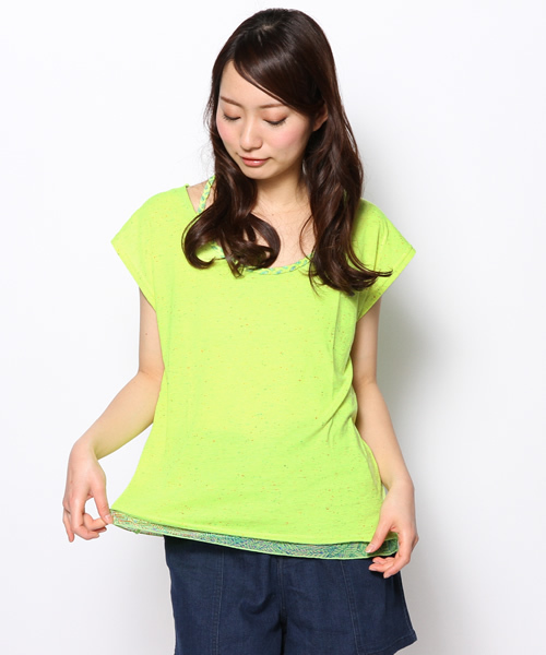 チチカカ（チチカカ）の「ナチュラルブレードプルオーバー（ニット/セーター・レディース・ホワイト/ブルー/イエロー/オレンジ・FREE）」の13枚目の写真