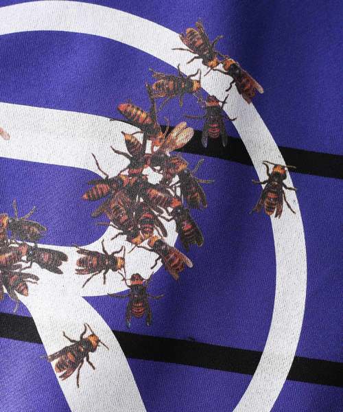 SHAREEF（シャリーフ）の「BORDER BIG SWEAT（スウェット・メンズ・レッド/ブラック/ラベンダー・1/3/2）」の11枚目の写真