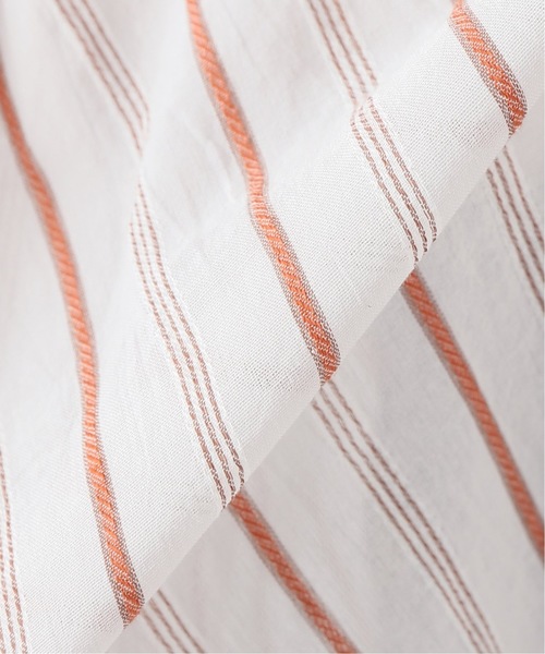 SLOBE citron.(スローブシトロン)の「SLOBE citron. ストライプギャザーワンピース◆(ワンピース・レディース・レッド/ブルー/アイボリー・FREE)」の14枚目の写真