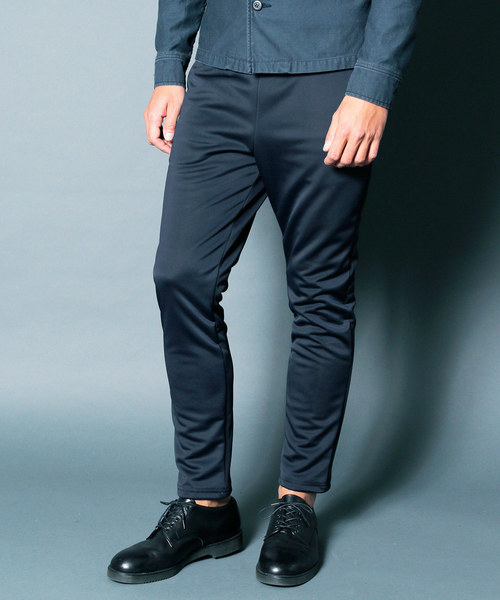 Magine(マージン)の「【Magine】PE TECH VINTAGE JERSEY TRACK PANTS:テック ヴィンテージジャージ トラックパンツ(その他パンツ・メンズ・ブラック/ネイビー・46/44)」の2枚目の写真