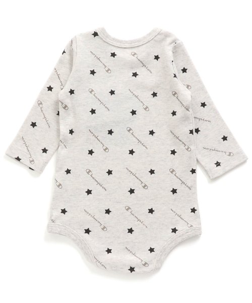 Champion(チャンピオン)の「/Champion(チャンピオン) コラボボディースーツ(肌着・キッズ・ネイビー/キナリ・80/70)」の3枚目の写真