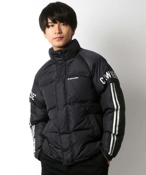 CONVERSE(コンバース)の「CONVERSE/コンバース 袖ライン ファイバーダウンジャケット(ダウンジャケット/コート・メンズ・ブラック/ネイビー・M/L)」の20枚目の写真