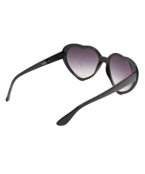 one after another NICE CLAUP（ワンアフターアナザーナイスクラップ）の「【ナイスクラップ】ハートサングラス（サングラス・レディース・レッド/ブラック/ホワイト・FREE）」の5枚目の写真