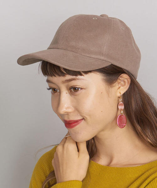 BEAUTY&YOUTH UNITED ARROWS（ビューティーアンドユースユナイテッドアローズ）の「BY ウールライクキャップ ◆（キャップ・レディース・モカ/ナチュラル/ダークブラウン/ライトブルー・FREE）」の3枚目の写真