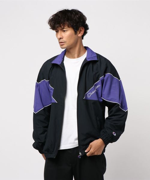 Champion（チャンピオン）の「Champion チャンピオン ジップジャケット（ブルゾン・メンズ・ブラック/ダークグリーン/レッド・LL/M/L）」の2枚目の写真