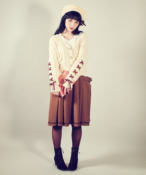 ポケットデザインスカート スカート Axes スカート Axes セール スカート Femme Poetique アクシーズ ファムポエティック のファッション
