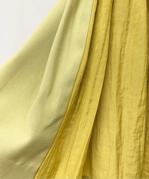 PICCIN（ピッチン）の「マットカルゼサイド切り替えコート（トレンチコート・レディース・ベージュ/ネイビー/イエロー・MEDIUM/LARGE）」の8枚目の写真