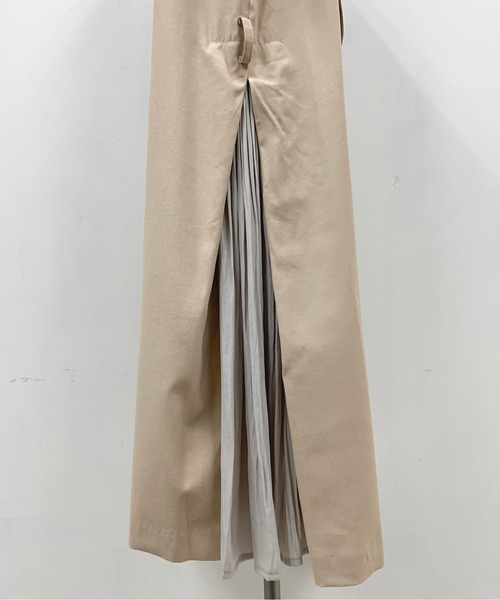 PICCIN（ピッチン）の「マットカルゼサイド切り替えコート（トレンチコート・レディース・ベージュ/ネイビー/イエロー・MEDIUM/LARGE）」の15枚目の写真