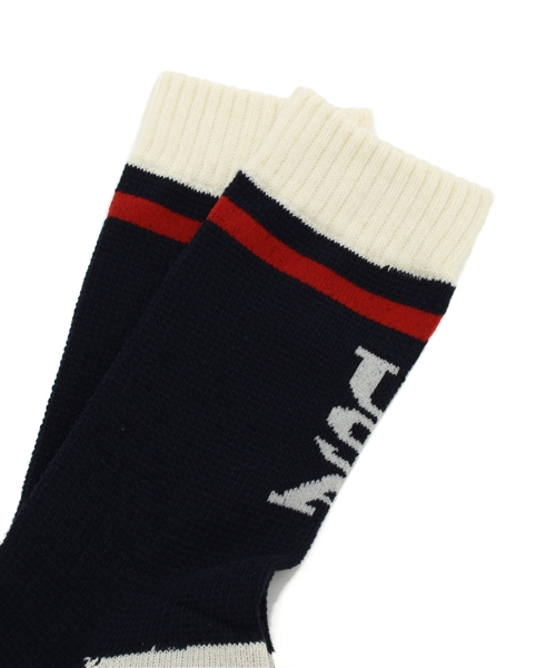 BEAMS BOY(ビームスボーイ)の「◎ROSTER SOCKS / USA BACKロゴ(ソックス/靴下・レディース・ネイビー・ONE SIZE)」の2枚目の写真