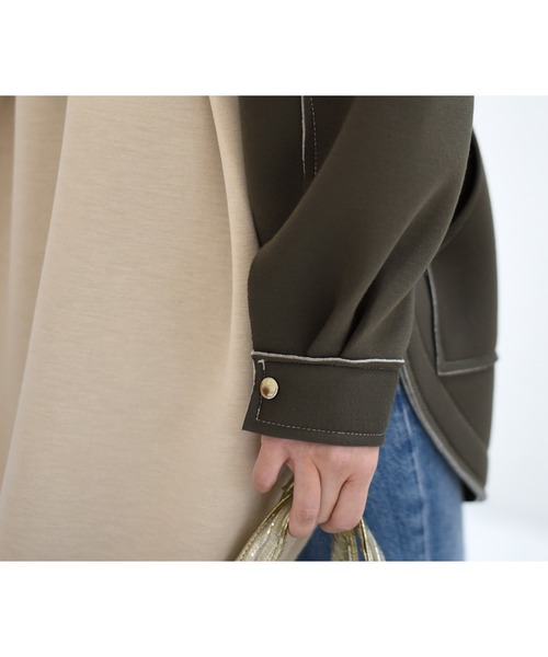 Eimee Law（エイミーロウ）の「【Eimee Law】アイレットデザインサファリジャケット（その他アウター・レディース・カーキ/ネイビー/ライトベージュ・38）」の22枚目の写真