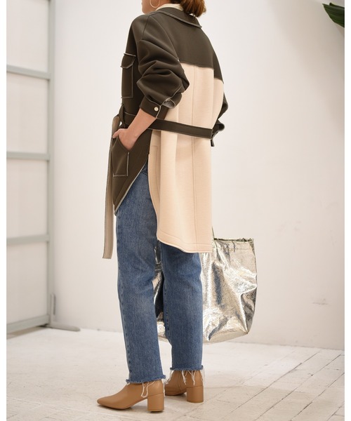 Eimee Law（エイミーロウ）の「【Eimee Law】アイレットデザインサファリジャケット（その他アウター・レディース・カーキ/ネイビー/ライトベージュ・38）」の15枚目の写真