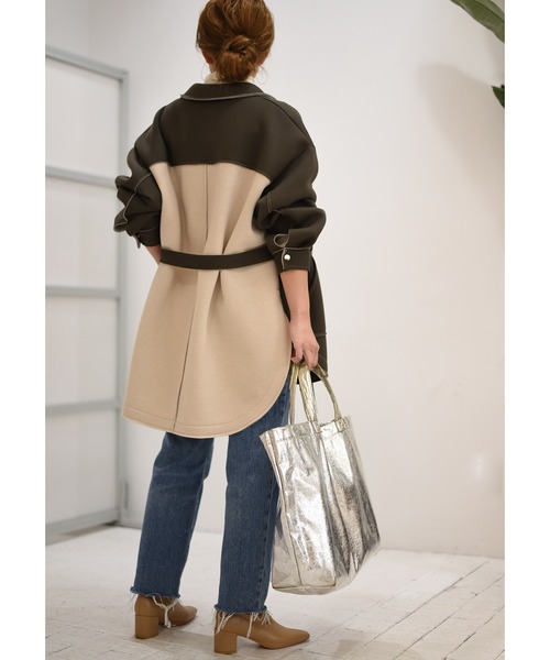 Eimee Law（エイミーロウ）の「【Eimee Law】アイレットデザインサファリジャケット（その他アウター・レディース・カーキ/ネイビー/ライトベージュ・38）」の16枚目の写真