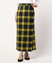 O'NEIL of DUBLIN | O'Neil of Dublin 90cm マキシ 春夏 ウーステッドウール100% キルトスカート(スカート)