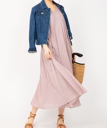 JETSET SOLO PLUS  | インド綿パネルフレアワンピース(ワンピース)