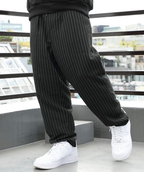 ８(eight)（エイト）の「チェックワイドテーパードパンツ（チノパンツ・メンズ・ブラック/ベージュ/グレー系その他/グレー/ブラウン/ネイビー/ブラック系その他/ブラウン系その他・MEDIUM/LARGE）」の3枚目の写真