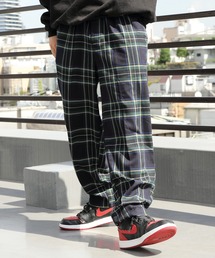 8(eight) | ワイドテーパード チェック サルエル(チノパンツ)