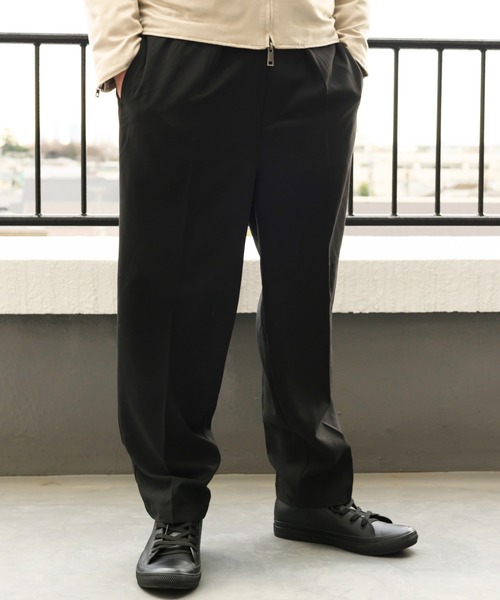 ８(eight)（エイト）の「チェックワイドテーパードパンツ（チノパンツ・メンズ・ブラック/ベージュ/グレー系その他/グレー/ブラウン/ネイビー/ブラック系その他/ブラウン系その他・MEDIUM/LARGE）」の19枚目の写真