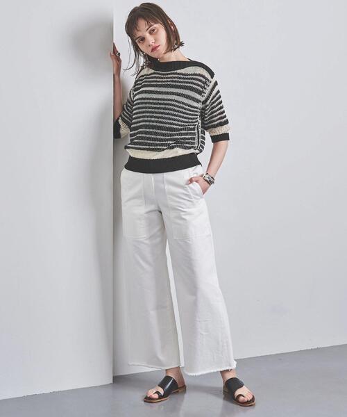 UNITED ARROWS　UGSC/BS ボーダー ボートネック ニット UNITED ARROWS（ユナイテッドアローズ）の「UGSC/BS ボーダー ボート