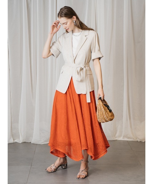 完売品☆CELFORD セルフォード 刺繍フレアスカート 飛び出せ 