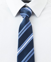 TETE HOMME（テットオム）の「シルクストライプタイ  / アズーロ  エ ビアンコ（ネクタイ）」