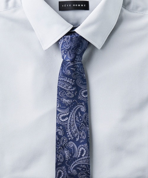 TETE HOMME（テットオム）の「シルクストライプタイ  / アズーロ  エ ビアンコ（ネクタイ・メンズ・ネイビー/ブルー/ブルー系その他/ブルー系その他2/ブルー系その他3/ブルー系その他4/ブルー系その他5/ブルー系その他6/ブルー系その他7/ネイビー系/ネイビー系1/ネイビー系2/ネイビー系3/ネイビー系4/ネイビー系5/ネイビー系6/ネイビー系7/ネイビー系8/ネイビー系9/ブルー系・FREE）」の20枚目の写真
