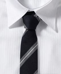 TETE HOMME（テットオム）の「シルクストライプタイ    アズーロ  エ ビアンコ（ネクタイ）」