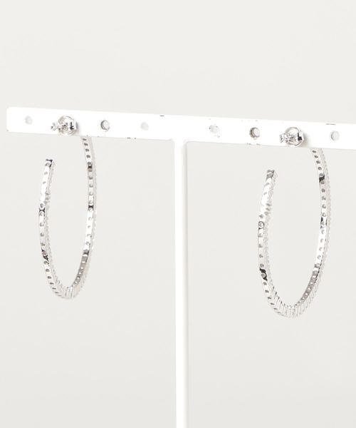 MICHAEL KORS（マイケルコース）の「KORS MK　PIERCE　MKC1344AN040（ピアス（両耳用）・レディース・シルバー・FREE）」の3枚目の写真