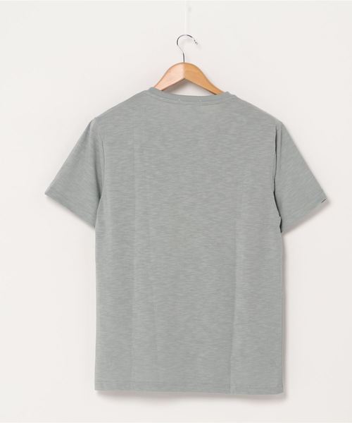 VIBGYOR(ヴィブジョー)の「VIBGYOR Select/スラブ天竺ヘンリーTEE(BL)(Tシャツ/カットソー・メンズ・ホワイト/ブラック/ネイビー/グレー/ライトピンク・MEDIUM/LARGE/X-LARGE)」の11枚目の写真
