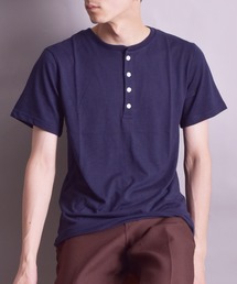 VIBGYOR Select/スラブ天竺ヘンリーTEE(BL)