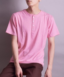 VIBGYOR Select/スラブ天竺ヘンリーTEE(BL)