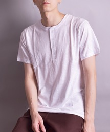 VIBGYOR Select/スラブ天竺ヘンリーTEE(BL)