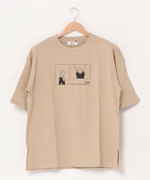 WEGO | WEGO/フロントgirlアートプリントTシャツ(Tシャツ/カットソー)