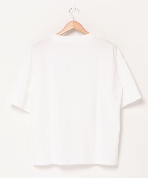 WEGO（ウィゴー）の「WEGO/フロントgirlアートプリントTシャツ（Tシャツ/カットソー・レディース・ホワイト/ベージュ・FREE）」の3枚目の写真