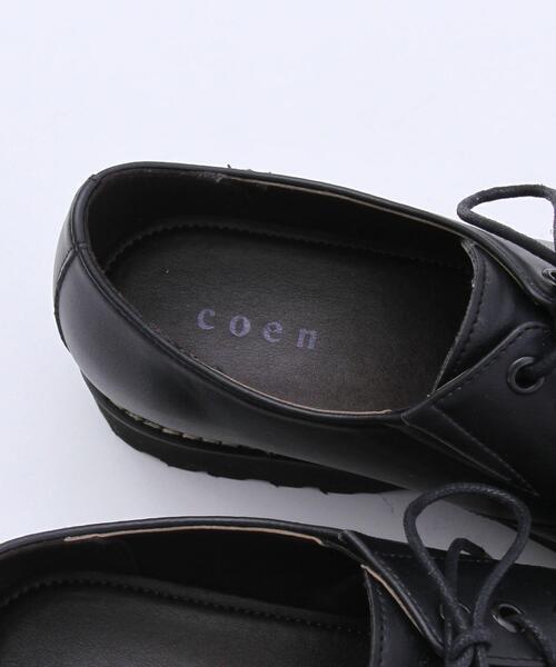 coen（コーエン）の「レースアップシューズ(オックスフォードシューズ)（ドレスシューズ・レディース・ブラック・LARGE/MEDIUM/SMALL/X-LARGE）」の9枚目の写真