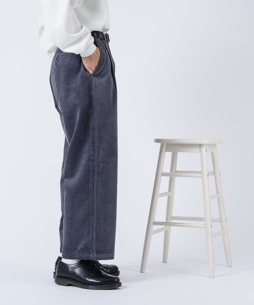 kutir（クティール）の「コーデュロイ2タックストレートパンツ　セットアップアイテム（その他パンツ・メンズ・ダークグリーン/アイボリー/ダークブルー・SMALL/MEDIUM/LARGE）」の20枚目の写真