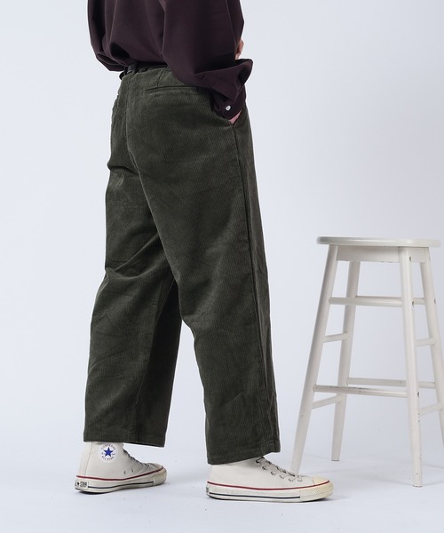 kutir（クティール）の「コーデュロイ2タックストレートパンツ　セットアップアイテム（その他パンツ・メンズ・ダークグリーン/アイボリー/ダークブルー・SMALL/MEDIUM/LARGE）」の17枚目の写真