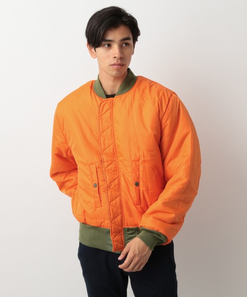Alpha Industries（アルファインダストリーズ）の「【ALPHA】MA-1/884431（ブルゾン・メンズ・カーキ/ミント・MEDIUM/LARGE）」の9枚目の写真
