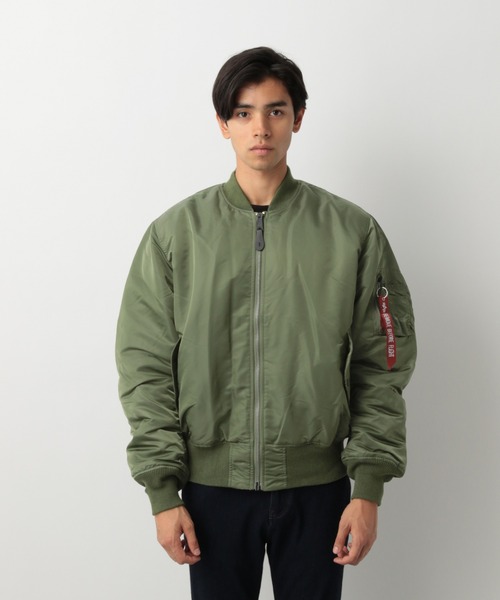 Alpha Industries（アルファインダストリーズ）の「【ALPHA】MA-1/884431（ブルゾン・メンズ・カーキ/ミント・MEDIUM/LARGE）」の10枚目の写真