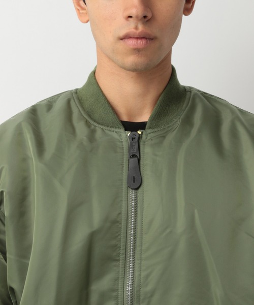 Alpha Industries（アルファインダストリーズ）の「【ALPHA】MA-1/884431（ブルゾン・メンズ・カーキ/ミント・MEDIUM/LARGE）」の17枚目の写真