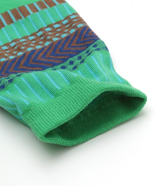 チチカカ（チチカカ）の「キカボーダーソックス 23-25cm（ソックス/靴下・レディース・オレンジ/グリーン/ライトパープル・FREE）」の10枚目の写真