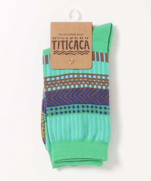 チチカカ（チチカカ）の「キカボーダーソックス 23-25cm（ソックス/靴下・レディース・オレンジ/グリーン/ライトパープル・FREE）」の13枚目の写真
