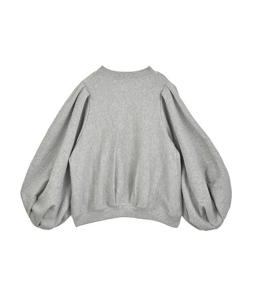 AMERI SYMMETRY PEPLUM SWEAT TOP グレー トップス AMERI SYMMETRY PEPLUM SWEAT TOP グレー トップス AMERI SYMMETRY