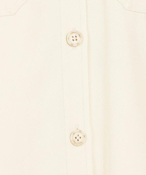 BEAUTY&YOUTH UNITED ARROWS（ビューティーアンドユースユナイテッドアローズ）の「BY∴ シャツテールCPOジャケット（その他アウター・レディース・ダークグレー/イエロー/オフホワイト・S/M）」の5枚目の写真