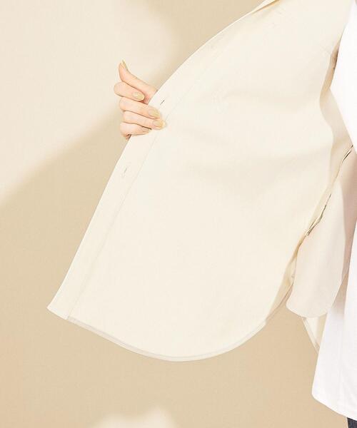 BEAUTY&YOUTH UNITED ARROWS（ビューティーアンドユースユナイテッドアローズ）の「BY∴ シャツテールCPOジャケット（その他アウター・レディース・ダークグレー/イエロー/オフホワイト・S/M）」の7枚目の写真