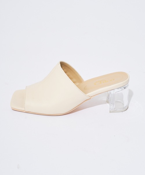 Chico(チコ)の「スクエアクリアヒールサンダル(サンダル・レディース・ブラック/ベージュ/アイボリー/ブラウン・SMALL/MEDIUM/LARGE)」の13枚目の写真