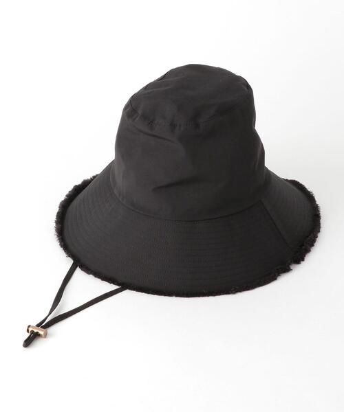 新品❤️ARCHIVIO バケットハット ダークグリーン/ブラック archivio 帽子 ハット 「MENS」メタリックロゴバケットハット