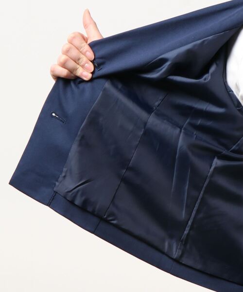 RETRO GIRL（レトロガール）の「ショートテーラージャケット（テーラードジャケット・レディース・ライトベージュ/ダークブルー/ベージュ・FREE）」の4枚目の写真